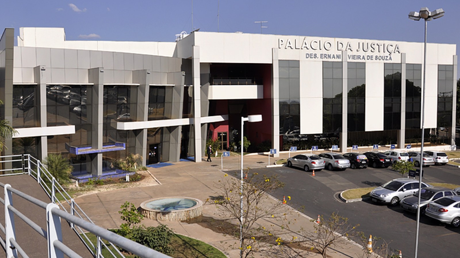 Fachada do Palácio da Justiça, sede do Tribunal de Justiça de Mato Grosso, em Cuiabá