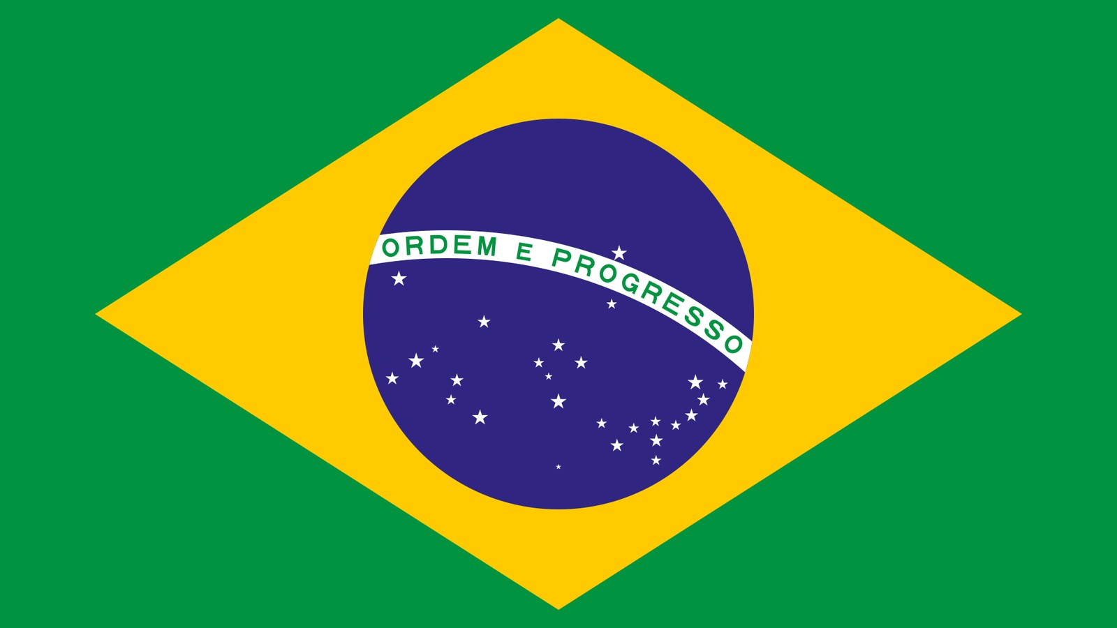 Bandeira do Brasil — o país é hoje o segundo mais atacado e a maior origem de tráfego DDoS mitigado