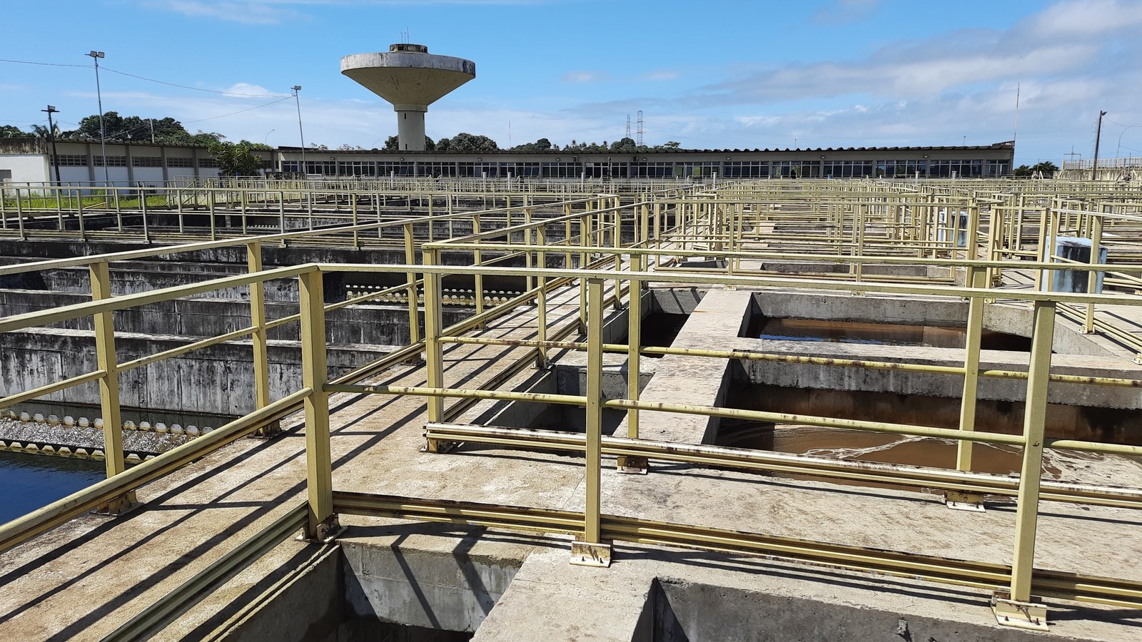 Estação de tratamento de água Gramame-Mamuaba, em Conde (PB) — uma empresa de água foi uma das vítimas recentes do grupo