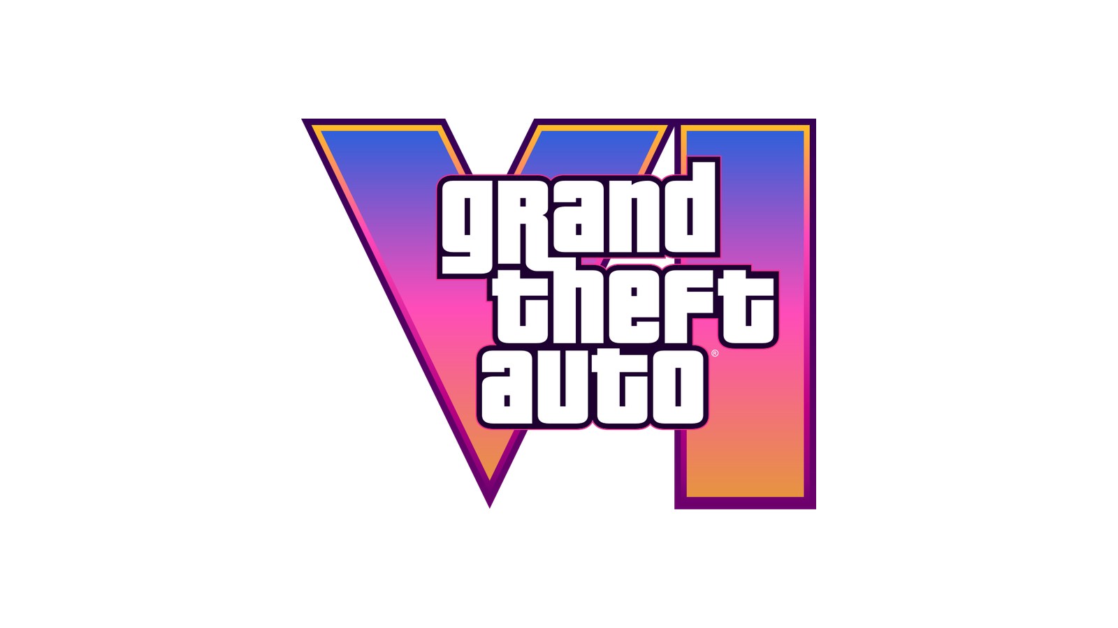 Logotipo de Grand Theft Auto VI, jogo cujo lançamento está marcado para novembro e que serve de isca nos golpes
